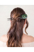 Painted Wooden Hair Stick